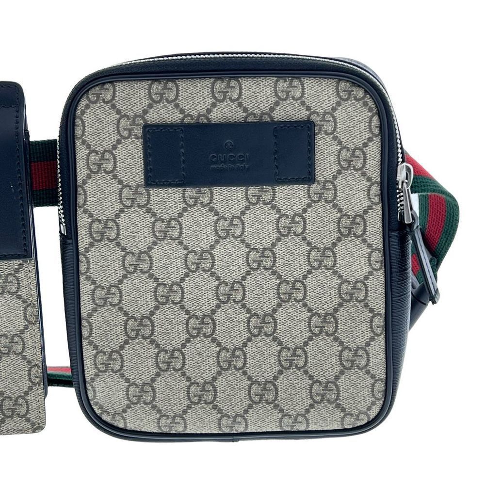 Gucci GG Supreme Double Web Belt Bag - Picture 4 of 13